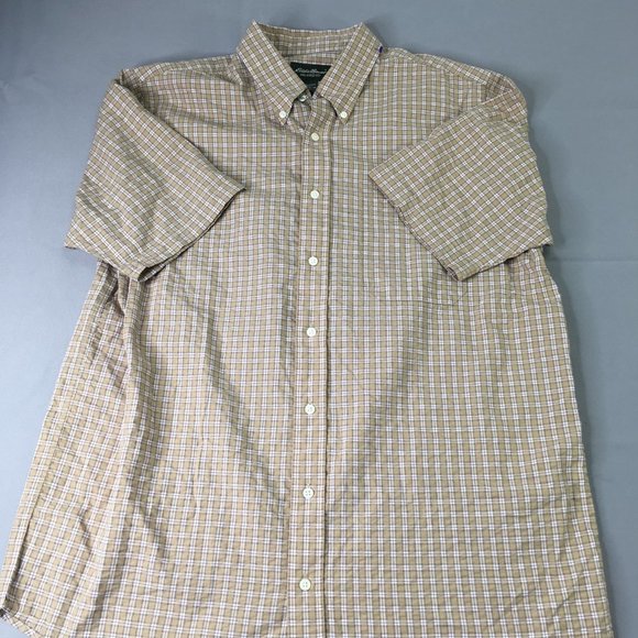 Eddie Bauer Button Down Shirt Mens Tall Large Relaxed Fit #1746 - Picture 1 of 10